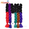 Rainbow Jumbo Hair Braid Hair Weave 30 Zoll 165 G